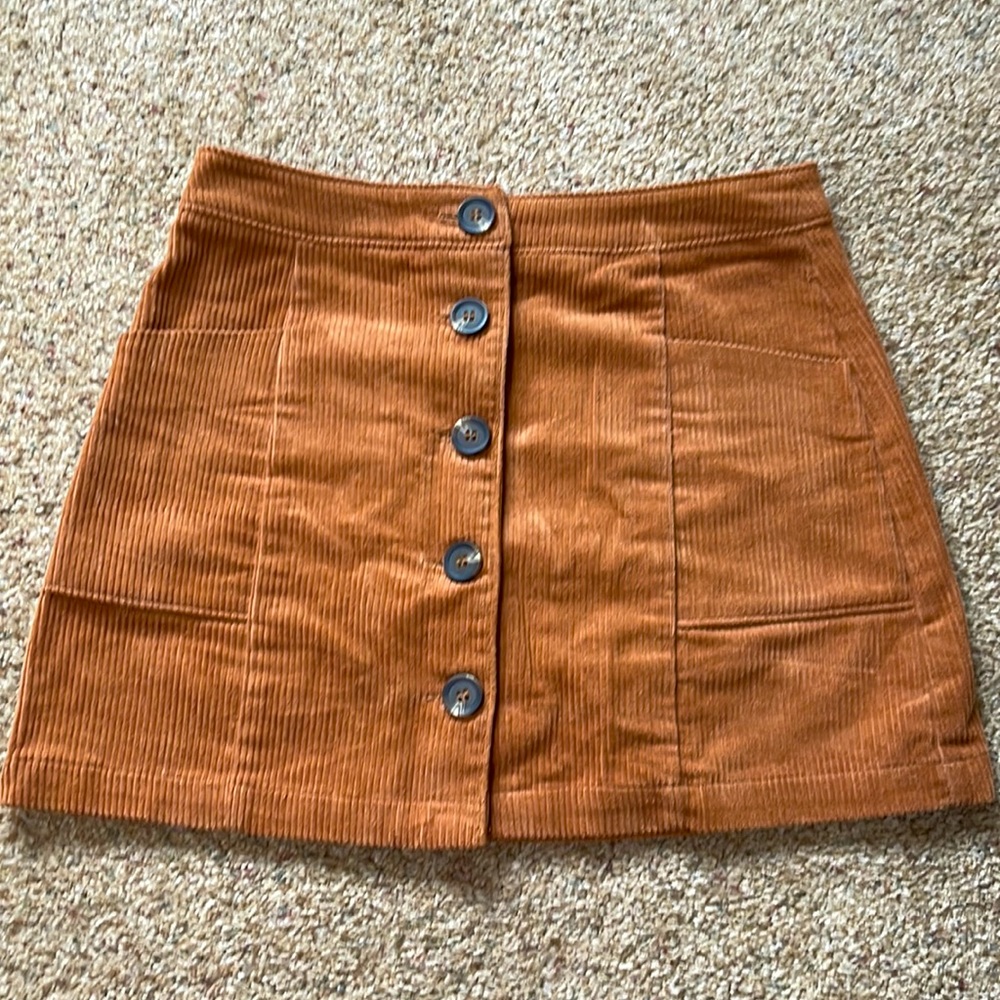 Corduroy skirt